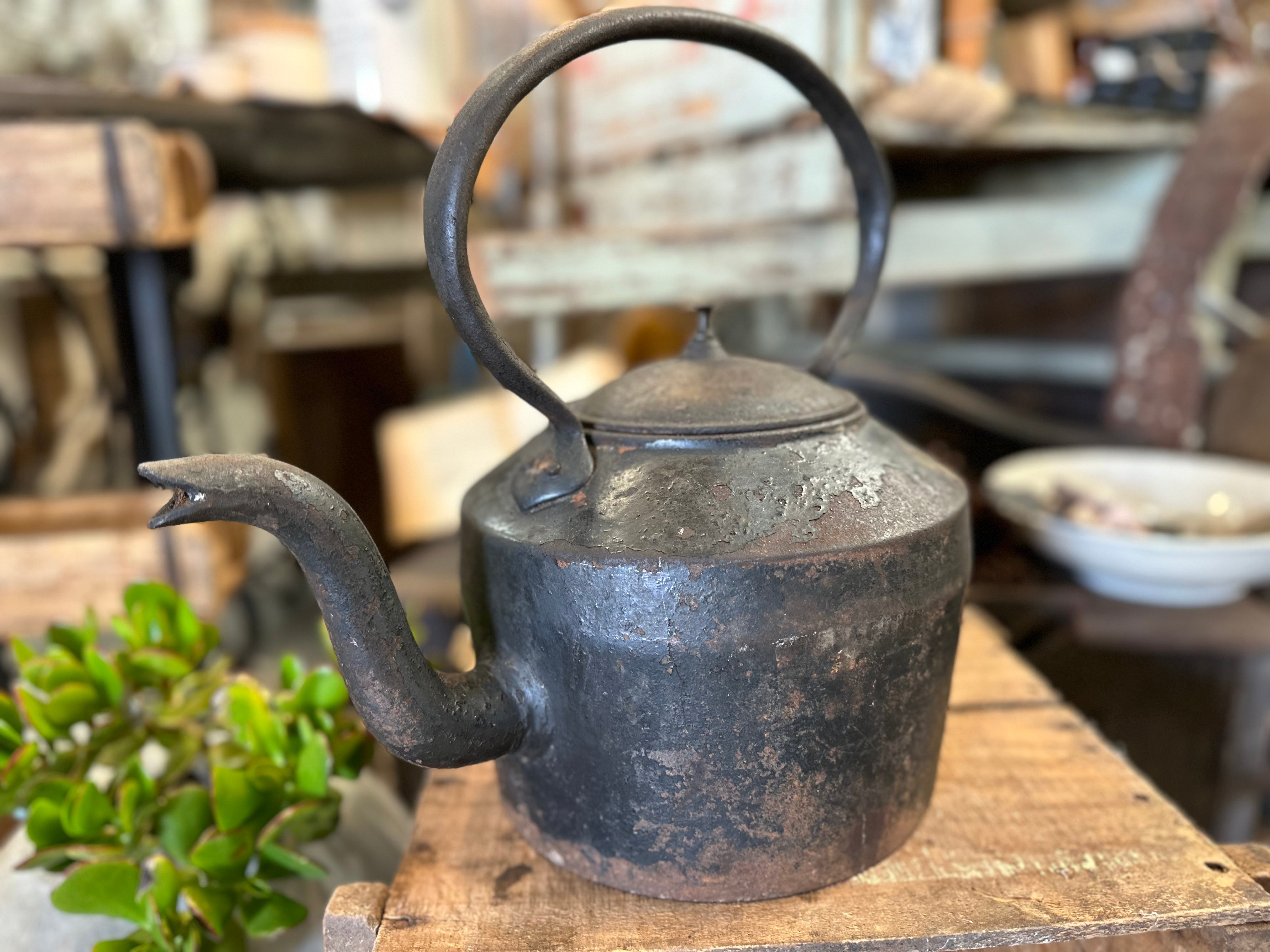 Large cast iron kettle best sale