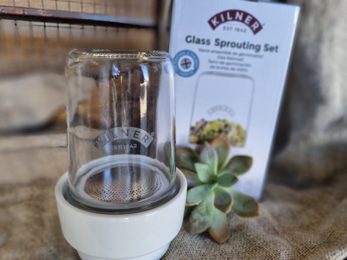 KILNER Glass SPROUTING SET 500ml – The OLDE Farm Store