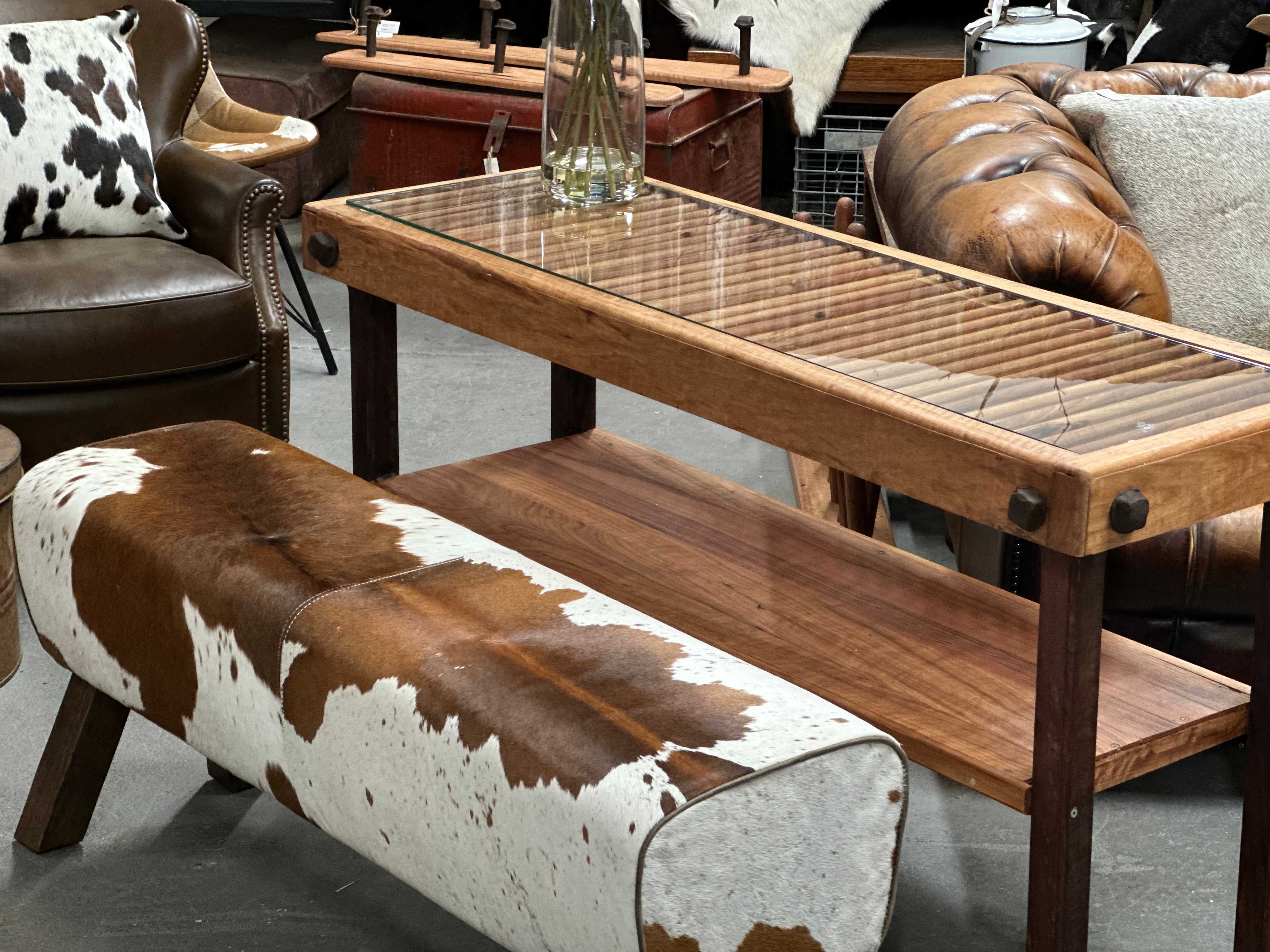 Handmade Wool Side Table