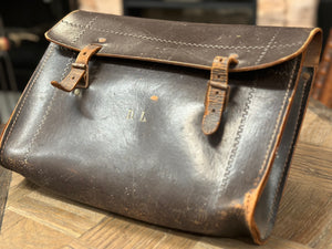 Vintage LEATHER Duffle Bag FREE Postage