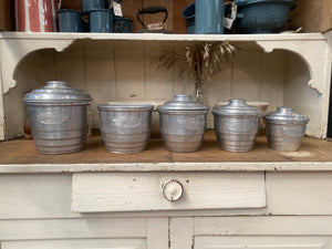 Vintage SHARON Aluminium Canister Set FREE Postage