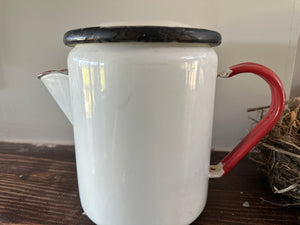 Vintage RED/Black Rim Jug