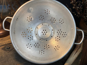 Vintage Aluminium colander Strainer