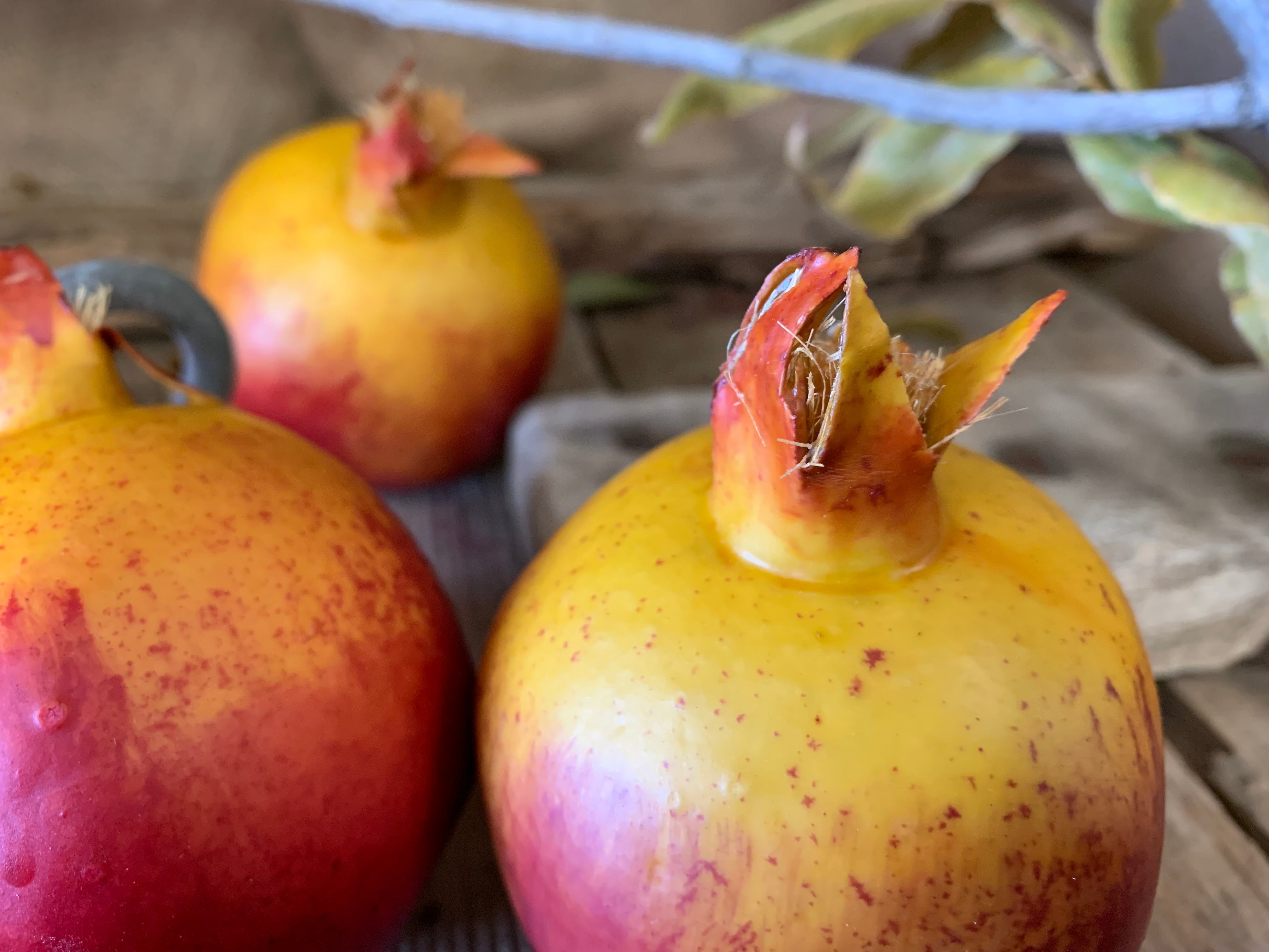 Pomegranate Bunch of 3