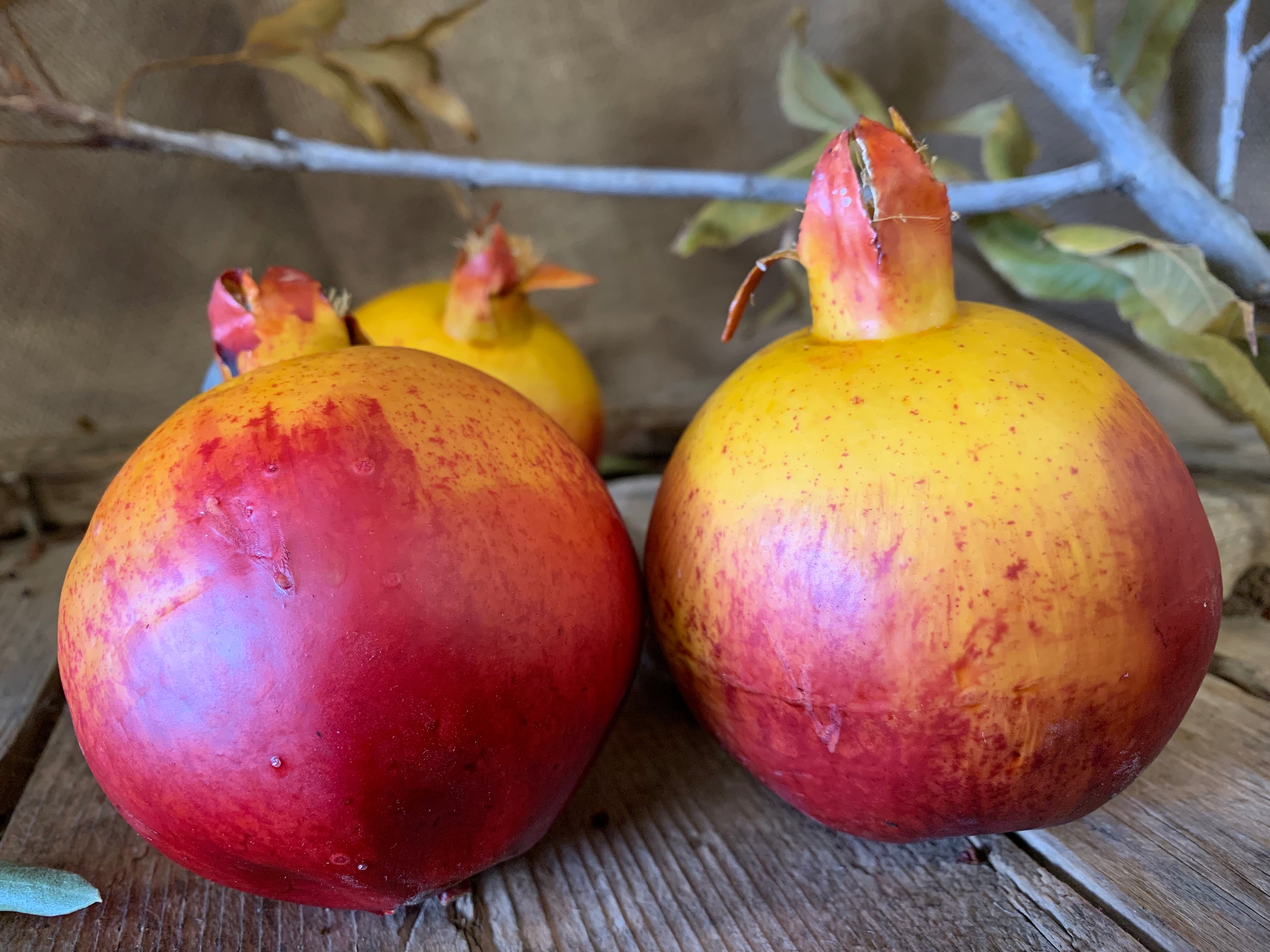 Pomegranate Bunch of 3